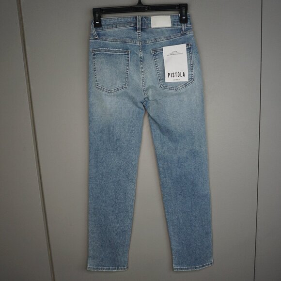 New Pistola Monroe High Rise Slim Cigarette Distressed Jeans size 24 - Picture 2 of 14
